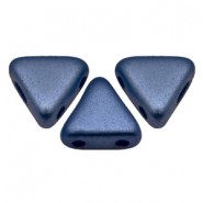 Les perles par Puca® Kheops Perlen Metallic mat blue 23980/79031